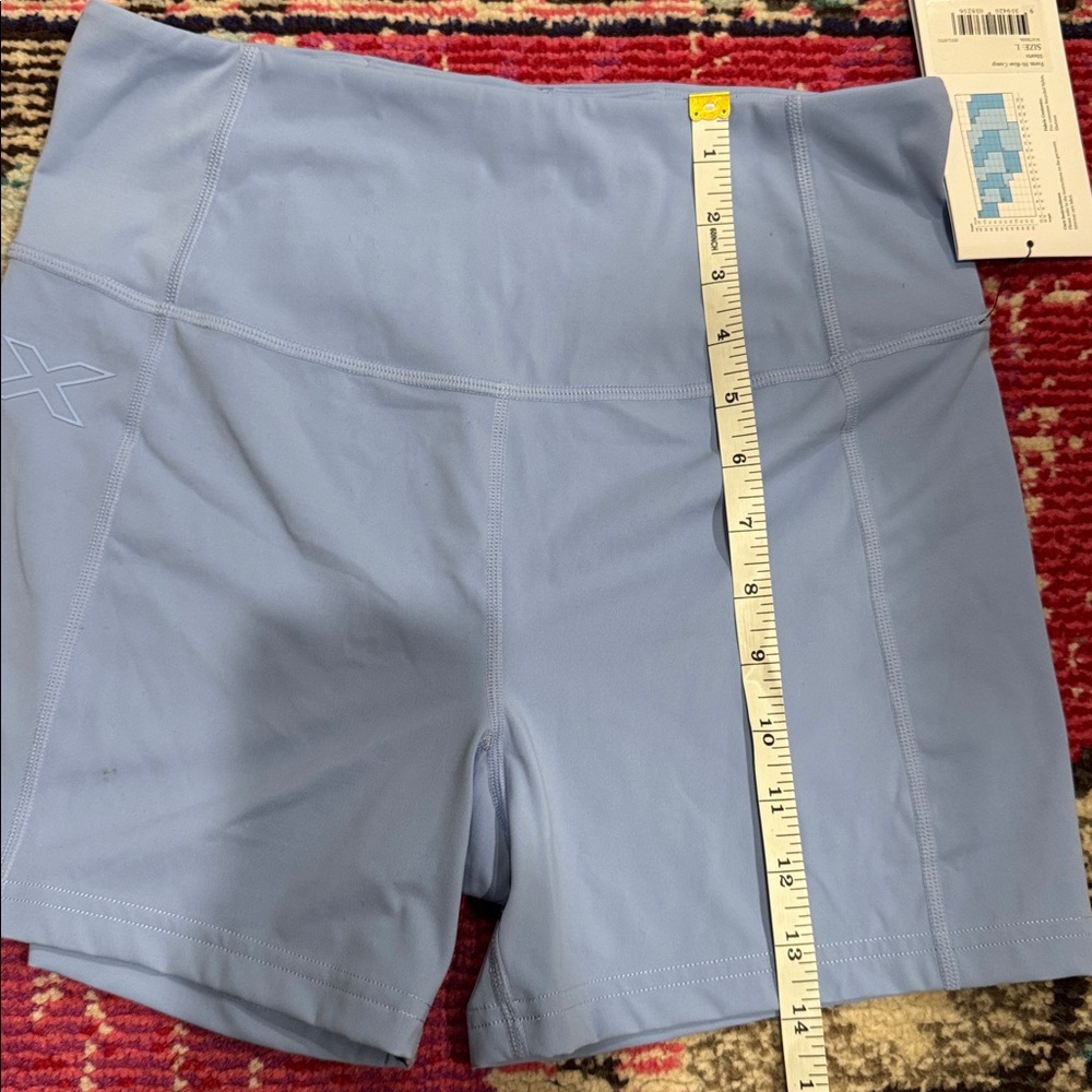 2XU Blue Form Soft Touch High Rise Compression Shorts 4" Large 2XU - Picture 8 of 13